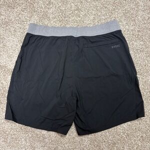 Rhone Shorts Mens XL OG Bullit Black Athletic Stretch Performance Gym Workout 7"